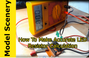 Video showing calculation of resistor value