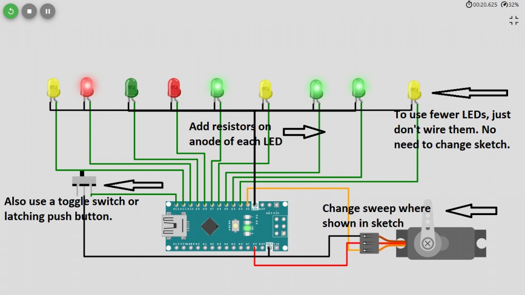 Arduino DIY Turnout Motor To Control 1 Or 2 Switch Machines