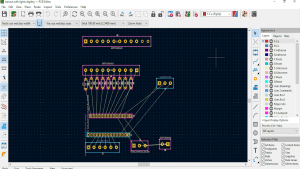 kicad circuit bord layout