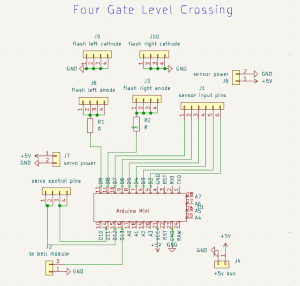 Level crossing wiring diagram