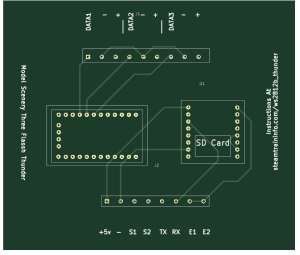ws2812b thunder circuit board