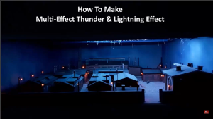model thunder and lightning storm