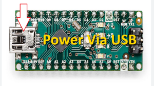 power arduino nano via usb