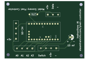 ws2812 oixel control board